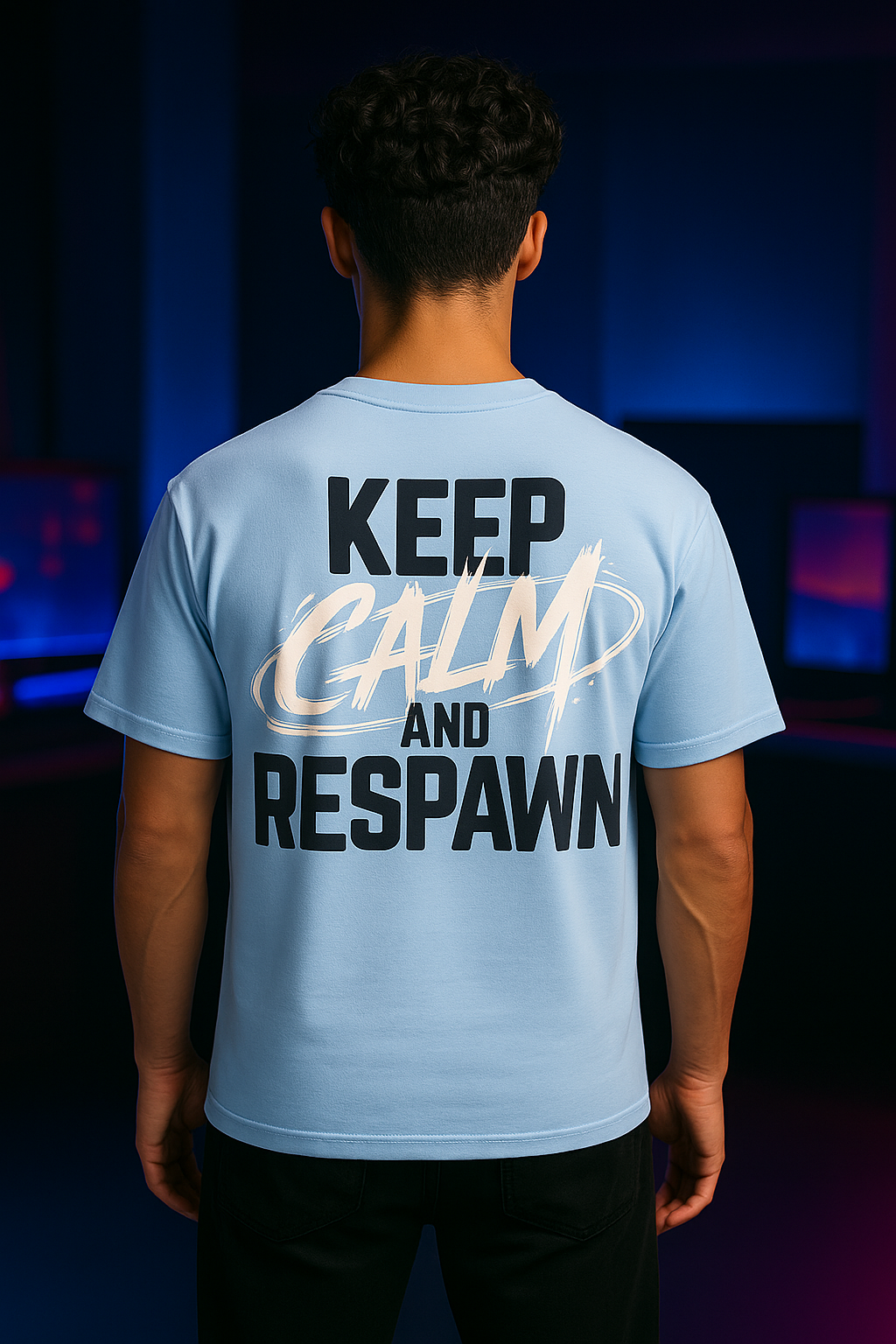 Keep Calm And Respawn - Premium Oversized Shirt